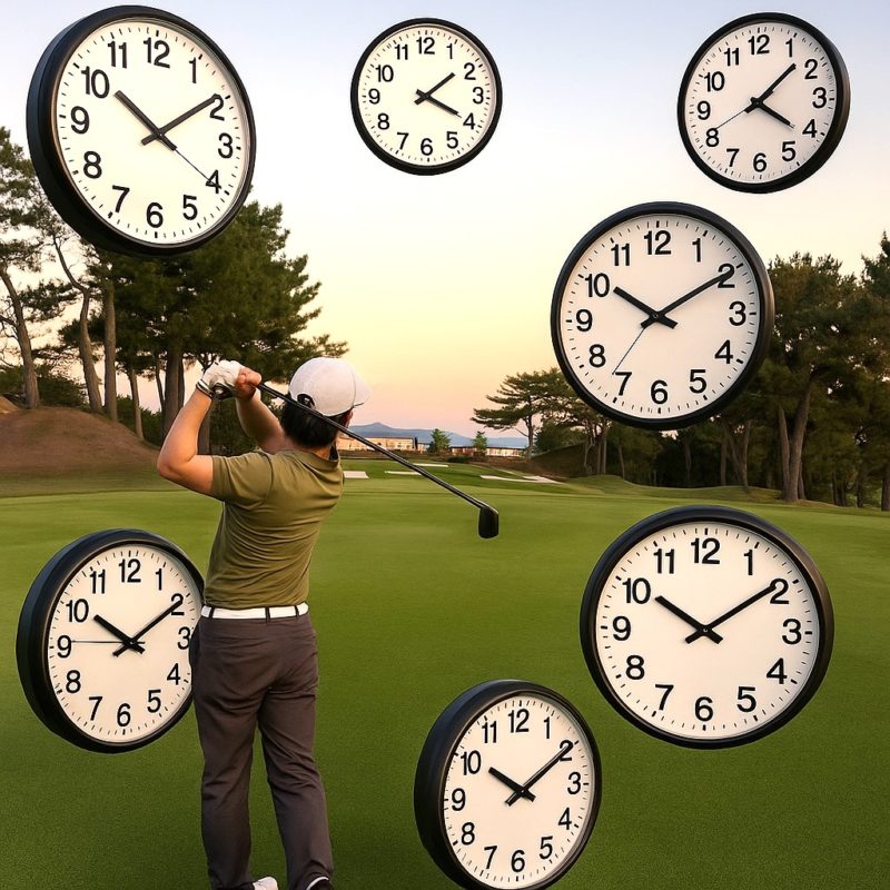 ゴルフプレー時間のイメージ